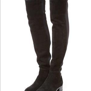 Tory Burch suede over the knee boots